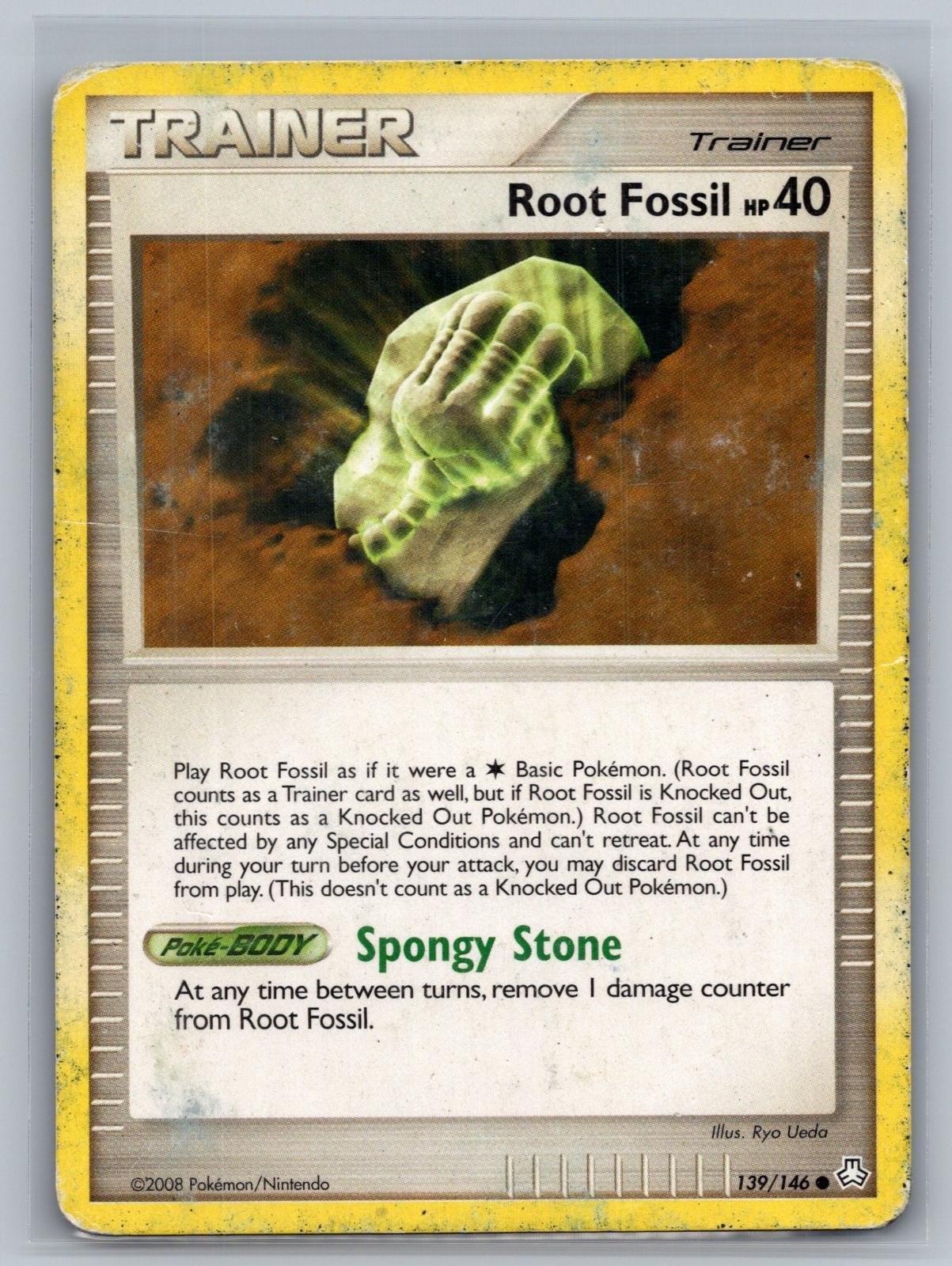Root Fossil 139/146 Common Legends Awakened Pokemon Heavily Played