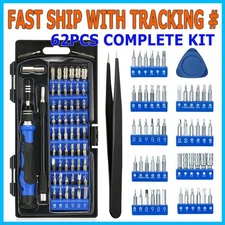 63 in 1 Precision Screwdriver Set Computer Repair Tool Kit Acssart Magnetic Bit