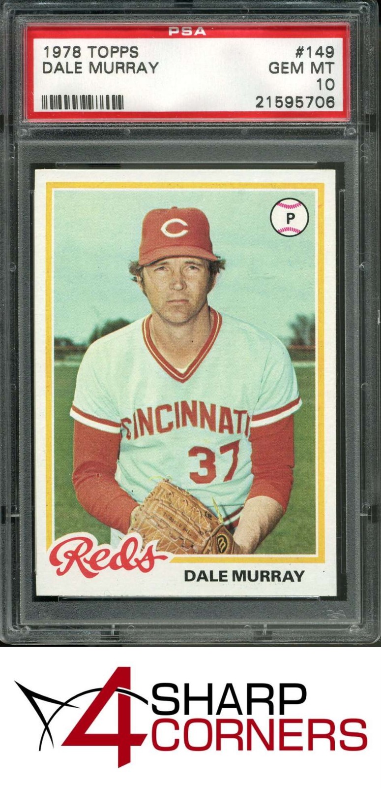 1978 TOPPS #149 DALE MURRAY REDS PSA 10
