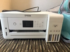 Epson EcoTank ET-2760 Supertank Color Inkjet All-in-One Printer - White