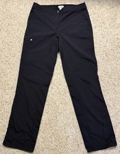LL Bean Womens Black Hiking/Trail Pants Size 10MT