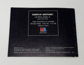 Time Lord Nintendo NES Bedienungsanleitung USA