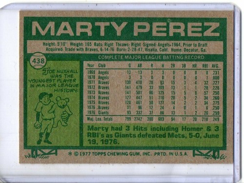 1977 TOPPS COMPLETE YOUR SET OR FAVORITE PLAYER 251-500 - Picture 357 of 473