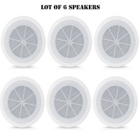 Lot Of 6 Pyle 6.5 Full Range In-ceiling Flush Mount Enclosure Speaker System on sale Lot Of 6 Pyle 6.5 Full Range In-ceiling Flush Mount Enclosure Speaker System on sale