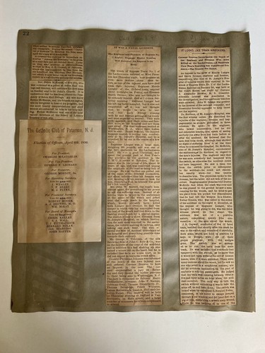 1890 Lotos Dramatic Club, Amateur Actor Troupe, Newspaper Clips, Coroner Article - Picture 6 of 6