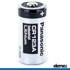 Panasonic CR123A Battery 3V 1550mAh Manganese Dioxide Lithium Non Rechargeable