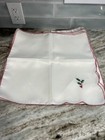 Beautiful Embroidered Christmas Napkins Set Of 8 Vintage