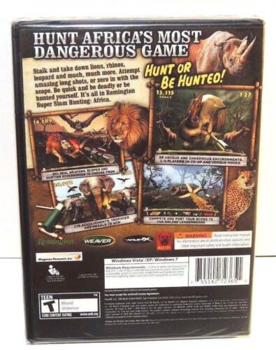 Remington Super Slam Hunting: Africa (PC, 2010) gioco di caccia per PC - Foto 2 di 2