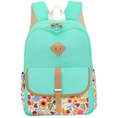 #ad Floral Fashion Backpack Women Laptop Backpack Stylish College Floral 8893