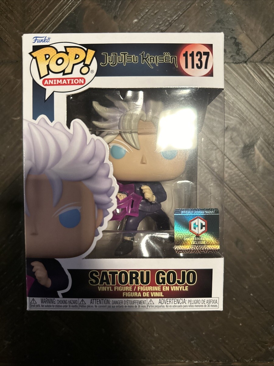 FUNKO POP SATORU GOJO JUJUTSU KAISEN #1137 UNMASKED CHALICE