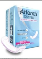 Attends Discreet Bladder Control Pads CASE OF 200 Moderate Liner Pads 43551