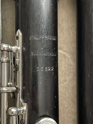 PHILIPP HAMMIG 658/2 GRENADILLA WOOD OPEN-HOLE FLUTE - BEAUTIFUL