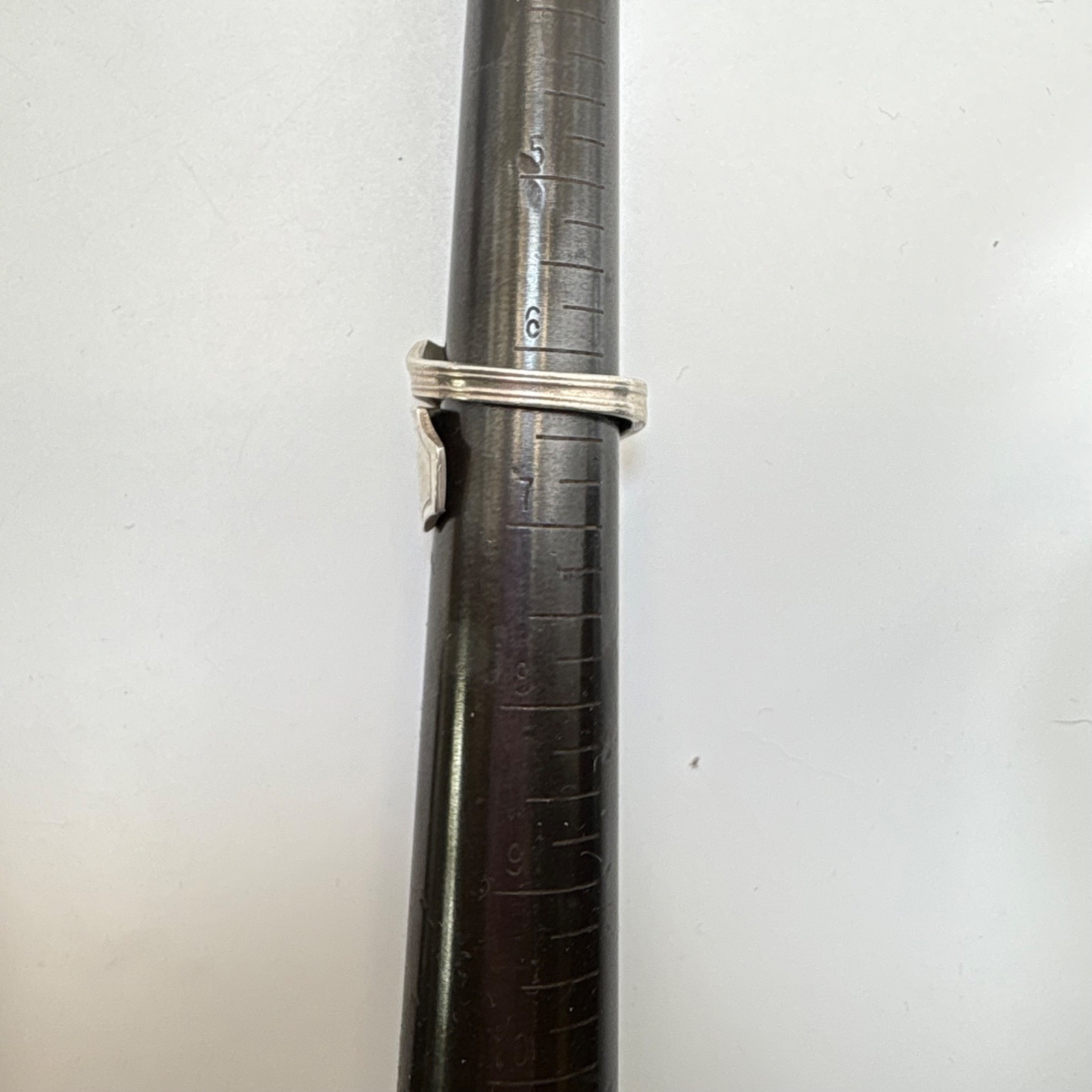 VTG Solid Sterling Silver 925 Spoon Ring Bypass D… - image 9