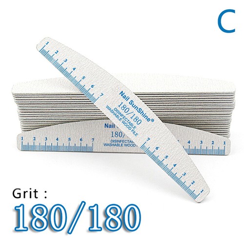 10Pcs Multi Grit Wood Nail Files Thick Wooden Sandpaper 100 150 180 240 Gr$r - Picture 15 of 17