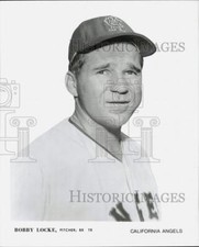 1968 Press Photo California Angels baseball pitcher Bobby Locke - kfx04003