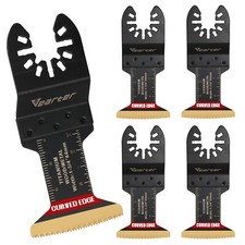 Vearter 5X Bi-Metall Oszillierende S&auml;geblatt Multitool f&uuml;r Holz Metall Schneiden