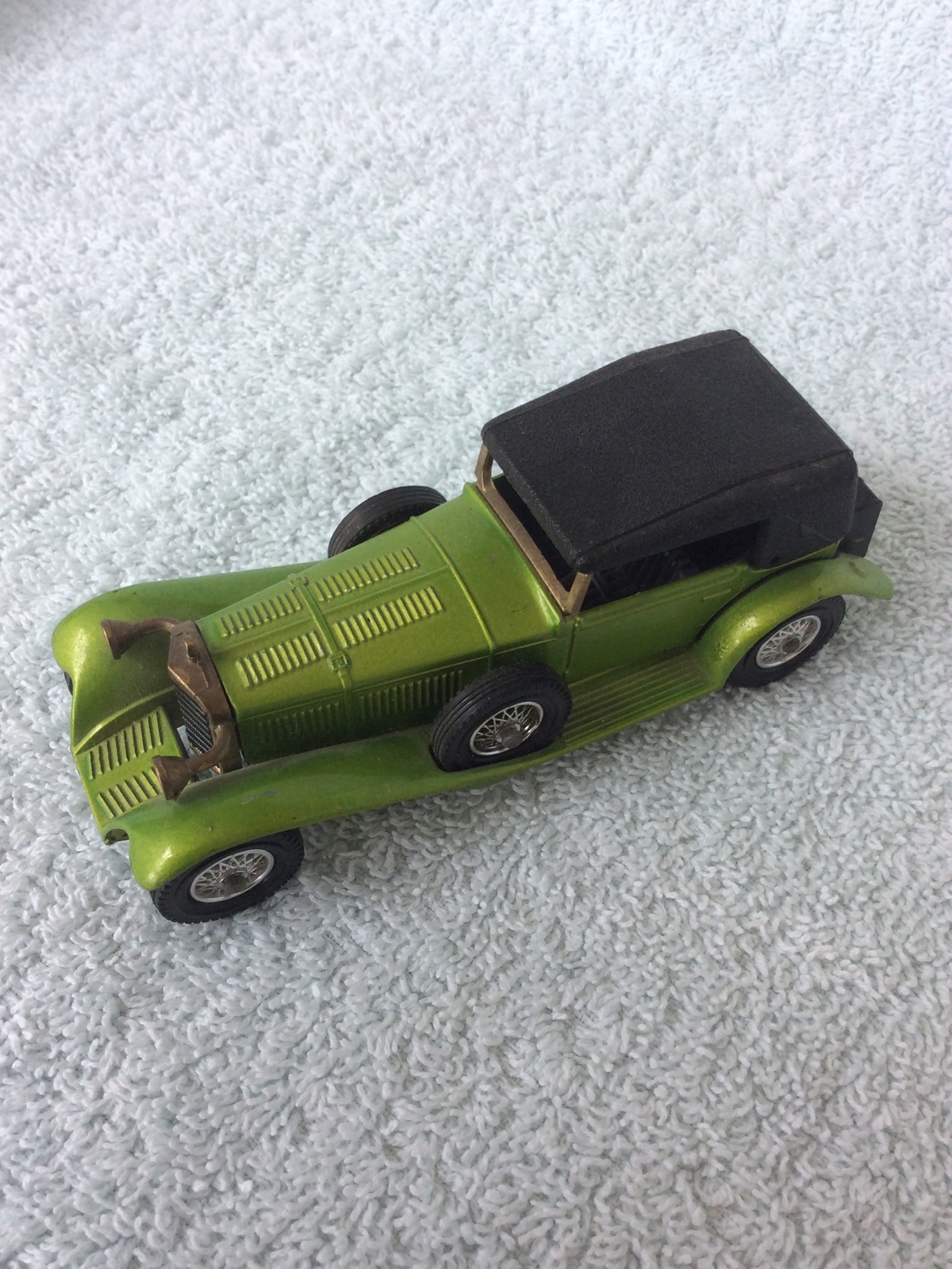 Matchbox Yesteryear Y-16 – 1928 Mercedes SS Coupé – Diecast Vert