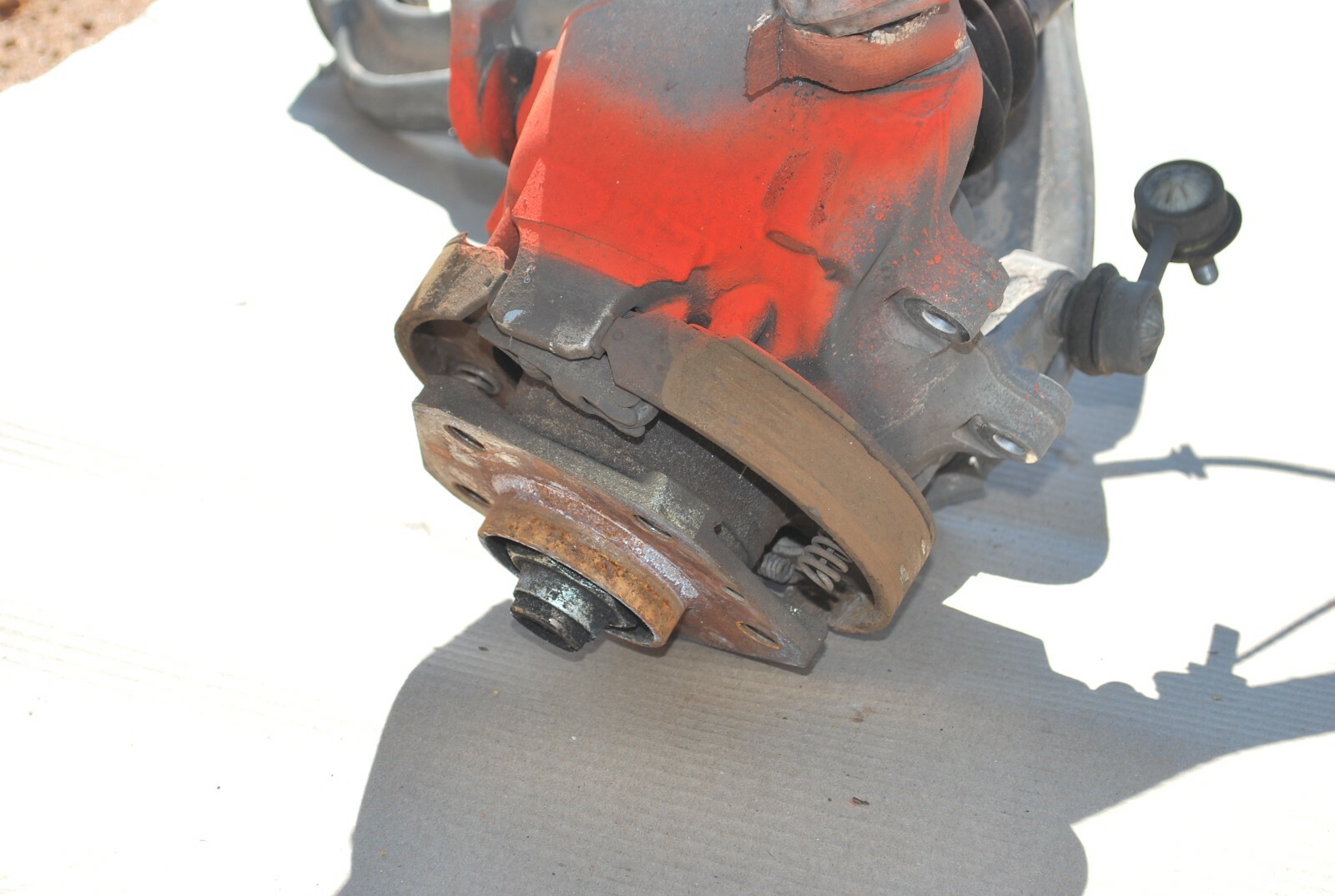 05 06 07 08 MASERATI QUATTROPORTE KNEE ASSEMBLY REAR CONTROL ARM SET OEM 