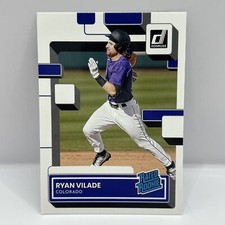 2022 Panini Donruss Baseball Ryan Vilade Base Rated Rookies #64 Colorado Rockies