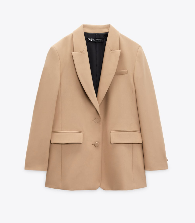 Zara beige blazer Clearance