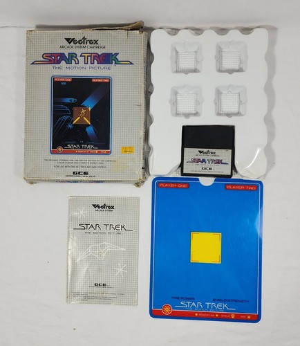Vectrex Star Trek GCE Game Overlay Box Manual Arcade Retro Video Game Cartridge - Picture 11 of 18