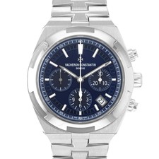 Vacheron Constantin Overseas Chronograph 5500v/ 110a-b148 Blue Steel Mens Watch