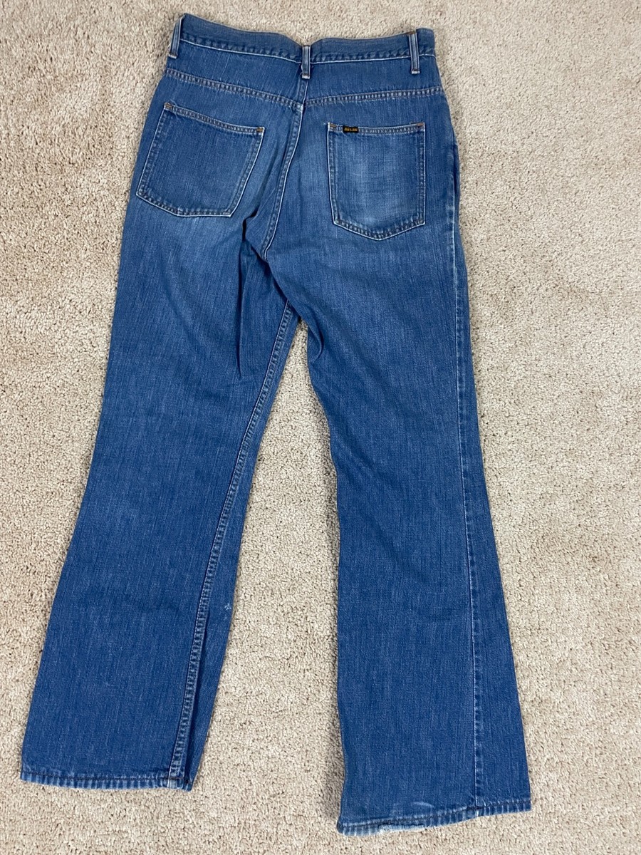 パンツ 1975's 517e 66 single [2]stamp 31x30 Vintage Rustler jeans Mens Tag 34x32 Approx 30x31 Bootcut
