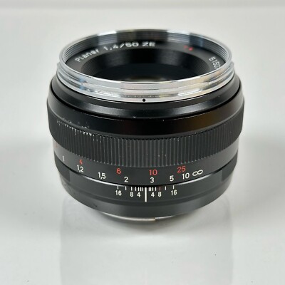 Carl Zeiss Planar T* 50mm f/1.4 ZE (Canon EF) | eBay