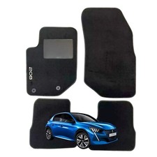 Set Tappeti in Moquette per PEUGEOT 208 Serie II dal 2019 - (con 2 Attacchi)