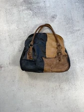 A.S.98 Women's Patch Work Hobo Bag Leather Satchel Shoulder Bag Free People