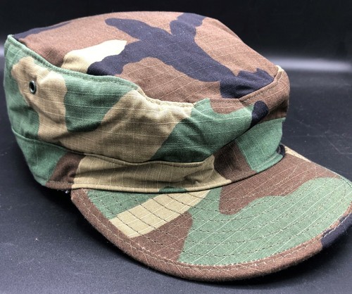 Army Woodland Cap USGI US Military BDU Uniform Hat Hot Summer Weather - Picture 24 of 37