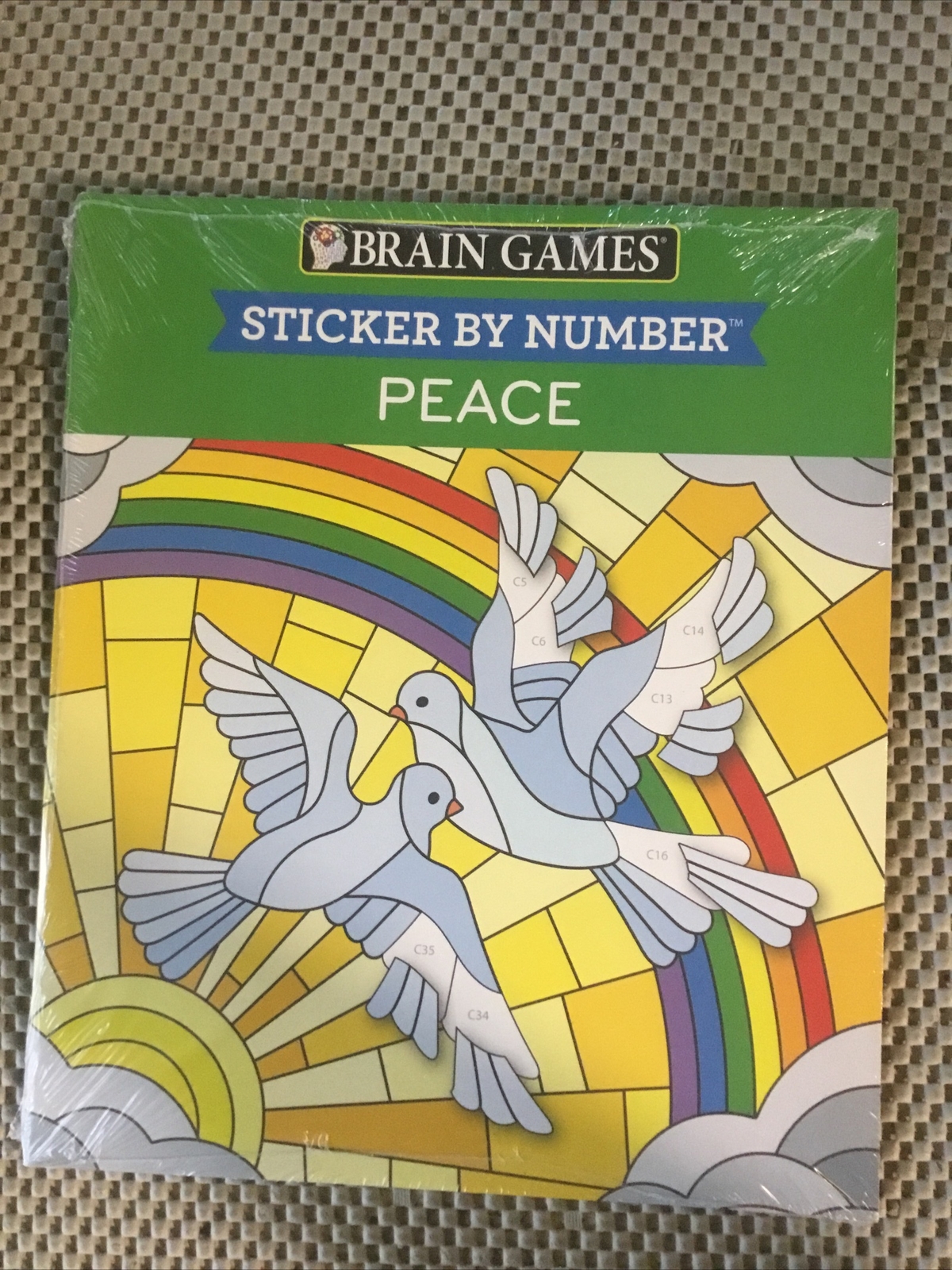 Brain Games Sticker By Number PEACE 36A | eBay