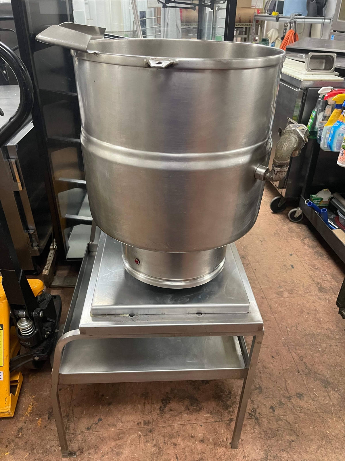 Used Groen TDB/7-40 Electric Tilting Stainless Steel Steam Kettle 40qt 208V 3Ph