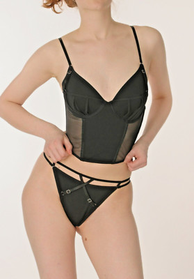 Marlies Dekkers Undressed Black ''Move'' High Rise G-String Style 74919