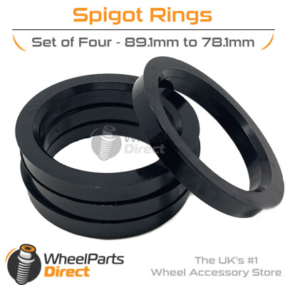 Spigot Rings (4) 89.1mm to 78.1mm for LDV Maxus V80 16-22