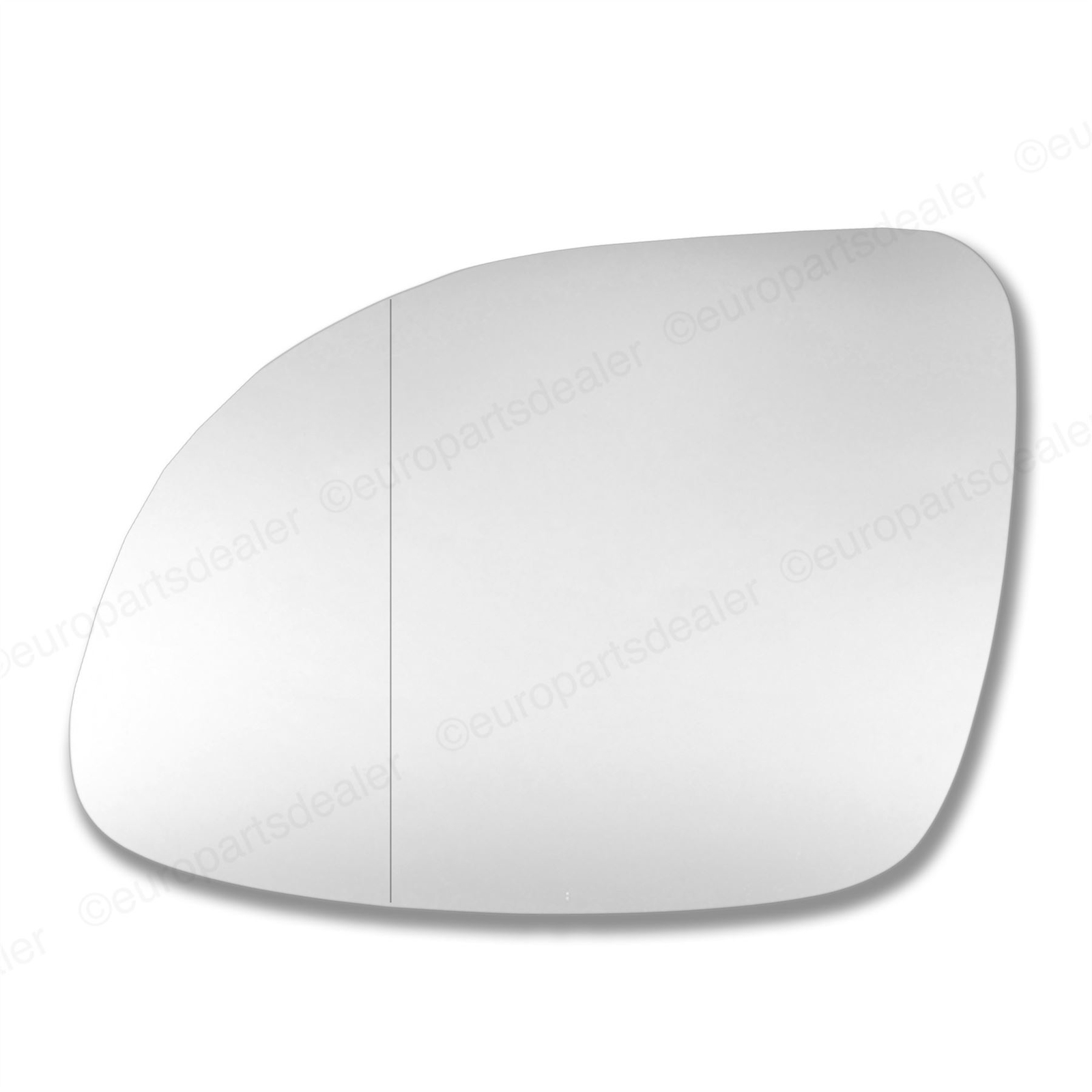 Passenger Side WIDE ANGLE wing door mirror glass For Skoda Yeti 2009-17 Stick On