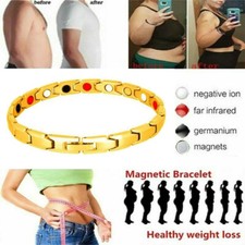 Lymph Drainage Magnetic Bracelets Therapeutic Slimming Bangle Promotes Blood US