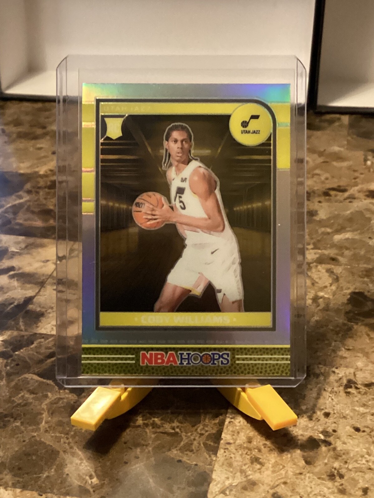 2024-25 Panini Nba Hoops - Rookies Cody Williams #240 Premium Silver Prizm (RC)