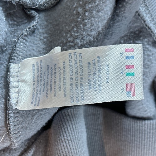 Champion Hoodie Youth Extra Large Gray Camo Print Center Logo XL - Picture 10 of 17