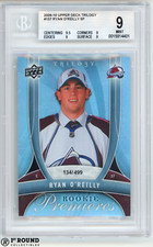 Ryan O'Reilly RC BGS 9: 2009-10 Upper Deck Trilogy SP Rookie Card /499 #157. rookie card picture
