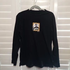 Ethika Men's Long Sleeve T-Shirt Black Size LARGE L