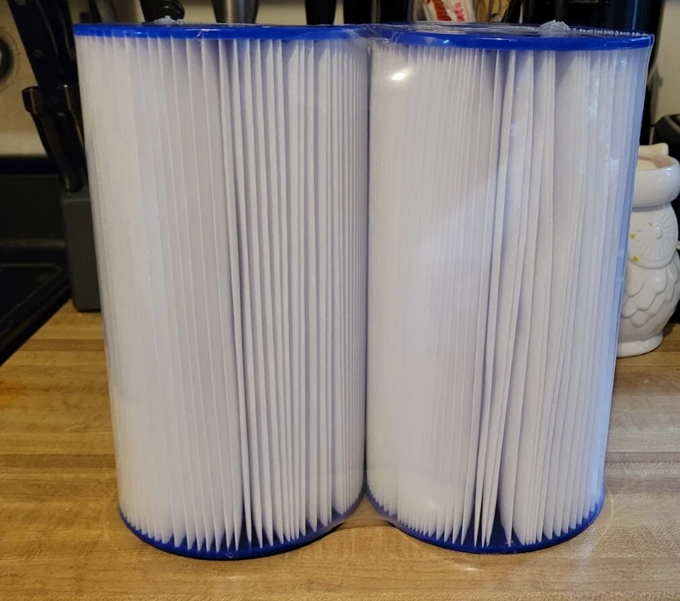 2-Pack Type B Universal Pool Filter Cartridge Fits Intex Summer Waves Coleman - Image 2 of 3