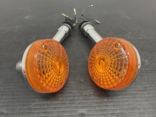 SUZUKI GN250 GS250 GS300 GS450 GS550 GS750 FRONT RIGHT LEFT TURN SIGNAL PAIR SET - Picture 5 of 7
