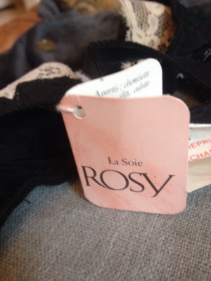 Soutien-gorge Rosy La Soie Vintage - Taille 80A - Soie, Luxe Paris - Neuf Sans étiquettes