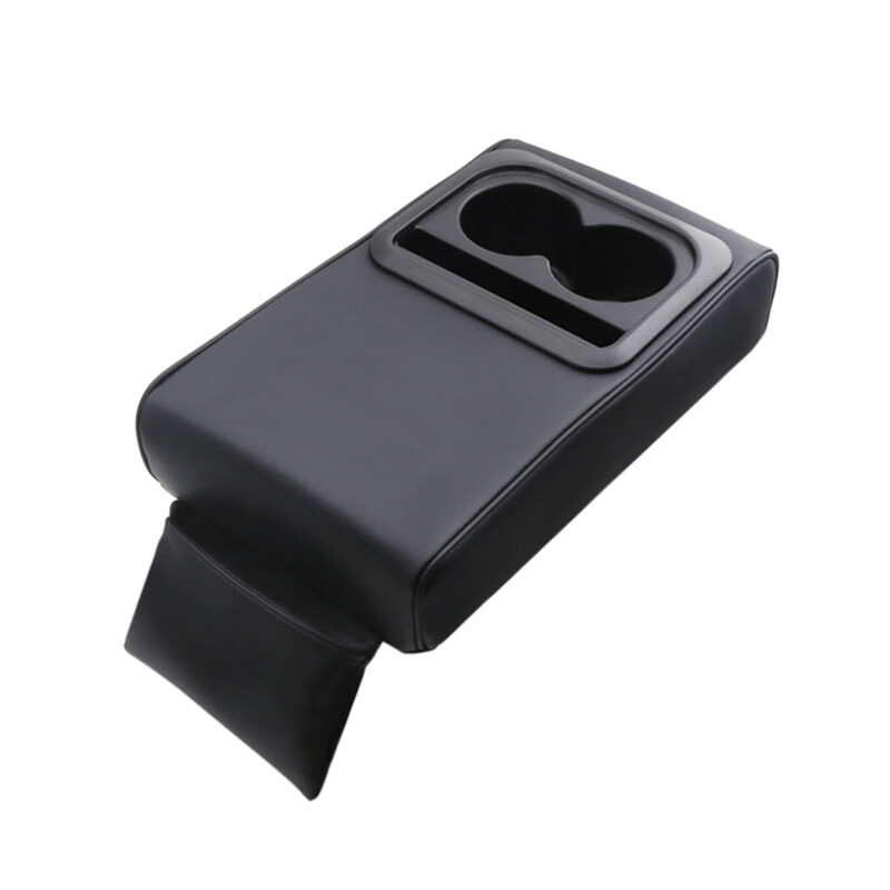 Car Armrest Box Compatible With Ford Focus 3 MK3 2011-2018, Dual Layer Armrest With 3 USB Charging Ports Black PU Leather Central Console Storage Box Automobile Arm Rest (3 USB - View #7