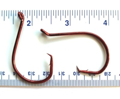 500 GT 2X Red Offset Circle Fish Fishing Hooks size 7/0 - 500 hooks 7384