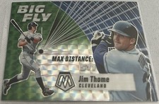2021 Mosaic Baseball Jim Thome Cleveland Indians Big Fly Green Prizm #BF9