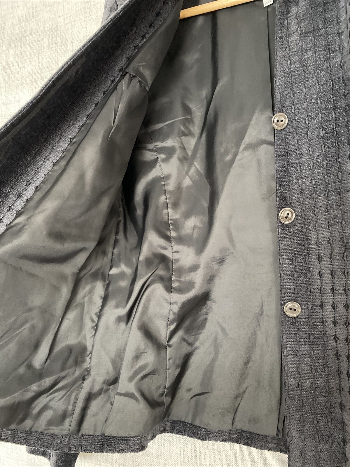CERRUTI 1881 Womens 2 Button Blazer Jacket UK 8 Dark Grey | eBay