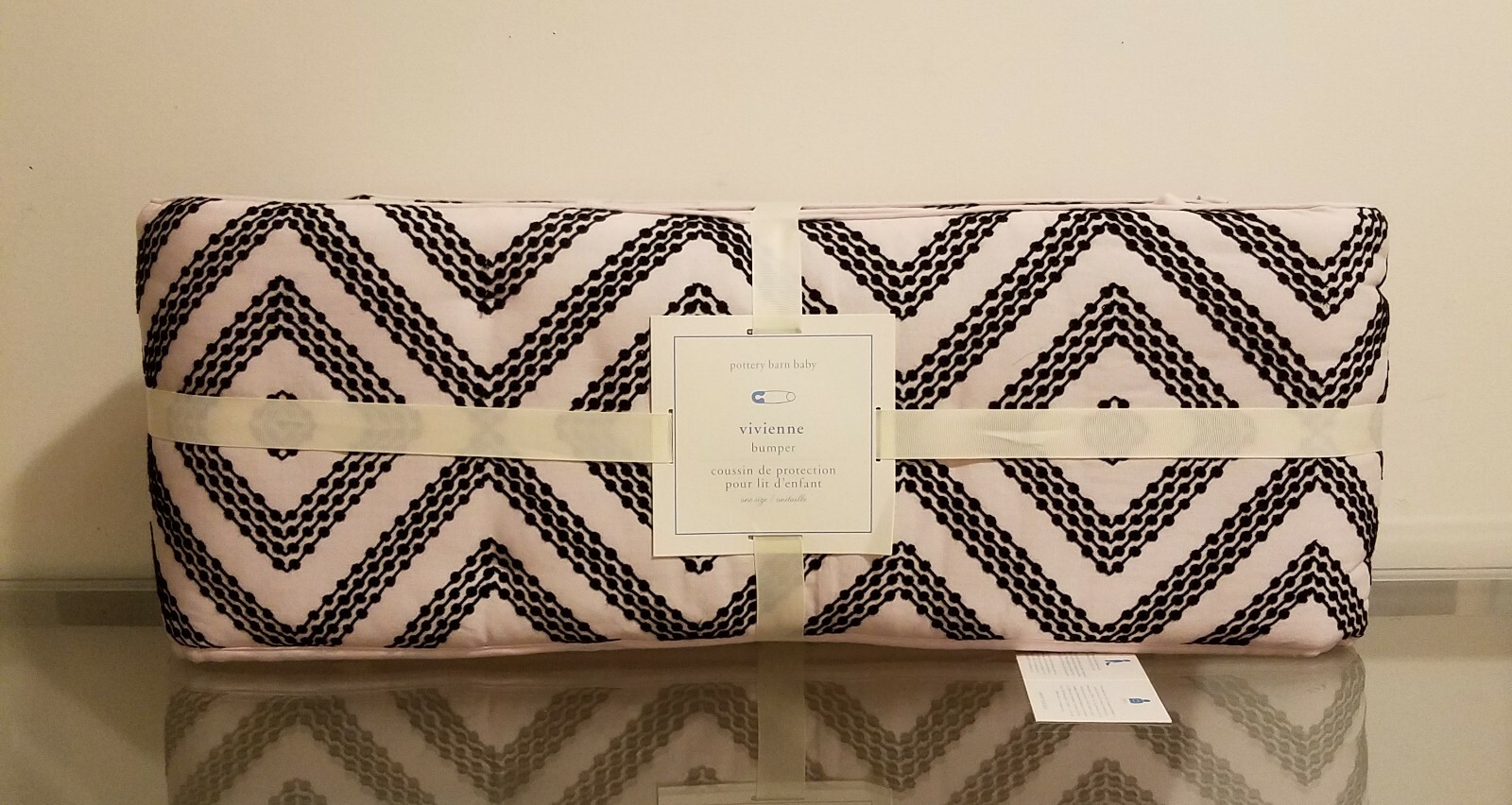 pottery barn cot bumper