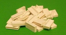 Housing 11 Way x 6pc + 50pcs Contacts Crimp Solder 0.1" Molex Type 2.54mm Latch 